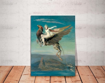 Heptu Bidding Farewell Canvas Print: Gothic Renaissance Wall Art