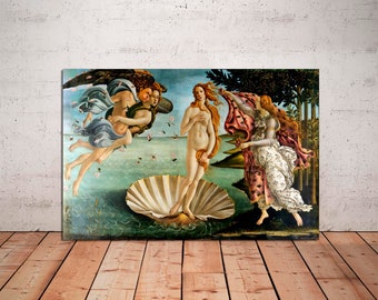 Botticelli's Birth of Venus Canvas Print: Classic Stretched Wall Art