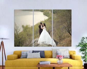 Custom 3-Panel Canvas Print: Personalized Photo Wall Art
