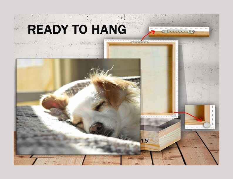 Custom Photo Canvas Print: Gallery Wrapped, Ready to Hang image 2