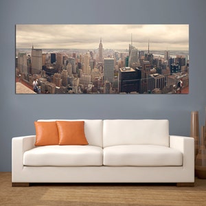 Aerial View of New York City, New York Skyline, New York Art, New York Print,Midtown Manhattan,   Empire state Building CANVAS Ready to Hang