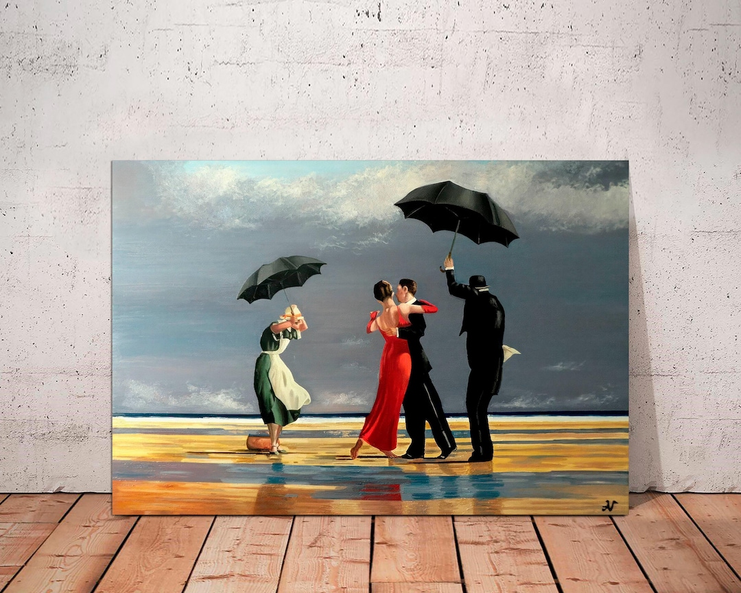 【ラプンツェル様用】RAINWILL / Canvas The Singing Butler Canvas Print by Jack Vettriano: Romantic Art