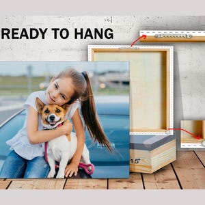 Custom Photo Canvas Print: Personalized Art Gift, Ready to Hang image 7