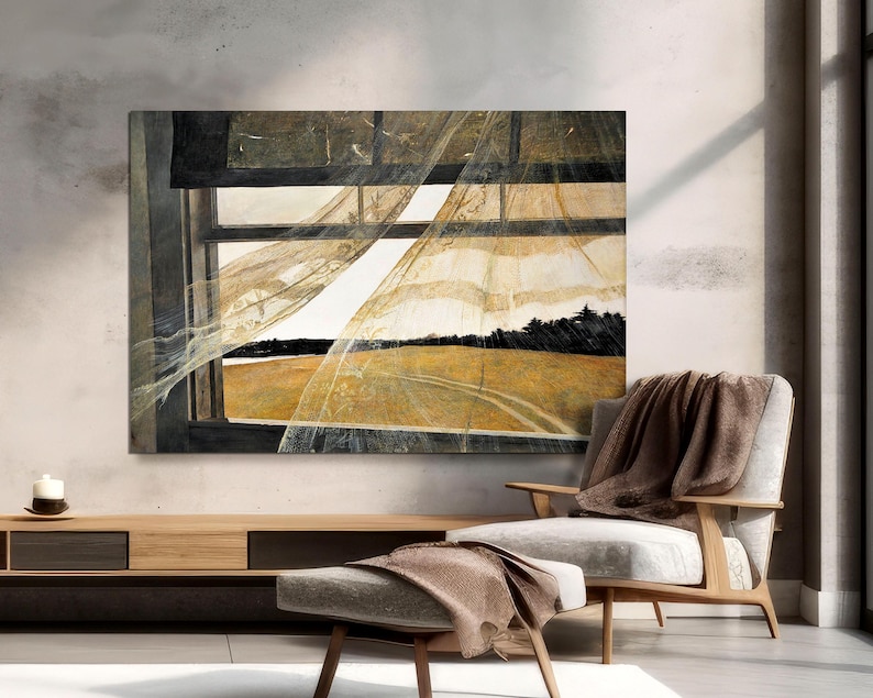 Andrew Wyeth 'Wind From The Sea' Canvas Print - Americana Art Bild 10