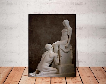 Stephan Sinding Adoration Canvas Print: Giclee Gallery Wrapped Wall Art