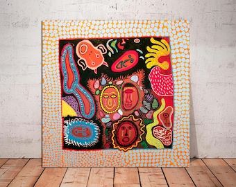 Yayoi Kusama 'my Eternal Soul' Canvas Print – Japanese Abstract