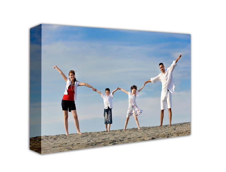 Custom Photo Canvas Print, Gallery Wrapped, Personalized Gift image 2