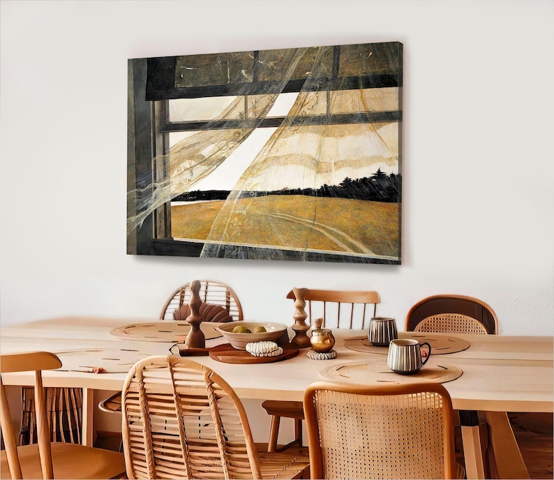 Andrew Wyeth 'Wind From The Sea' Canvas Print - Americana Art Bild 7
