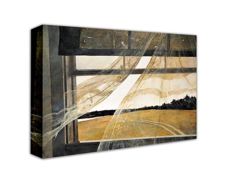 Andrew Wyeth 'Wind From The Sea' Canvas Print - Americana Art Bild 2