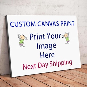 Custom Photo Canvas Print: Gallery Wrapped, Ready to Hang image 1