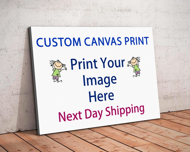 Custom Photo Canvas Print: Gallery Wrapped, Ready to Hang image 1