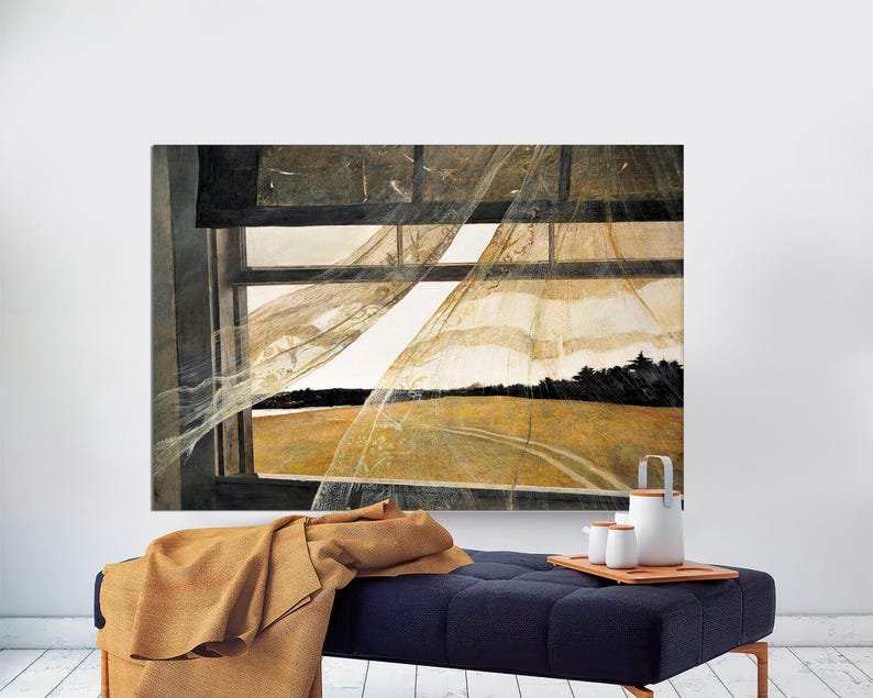 Andrew Wyeth 'Wind From The Sea' Canvas Print - Americana Art Bild 8