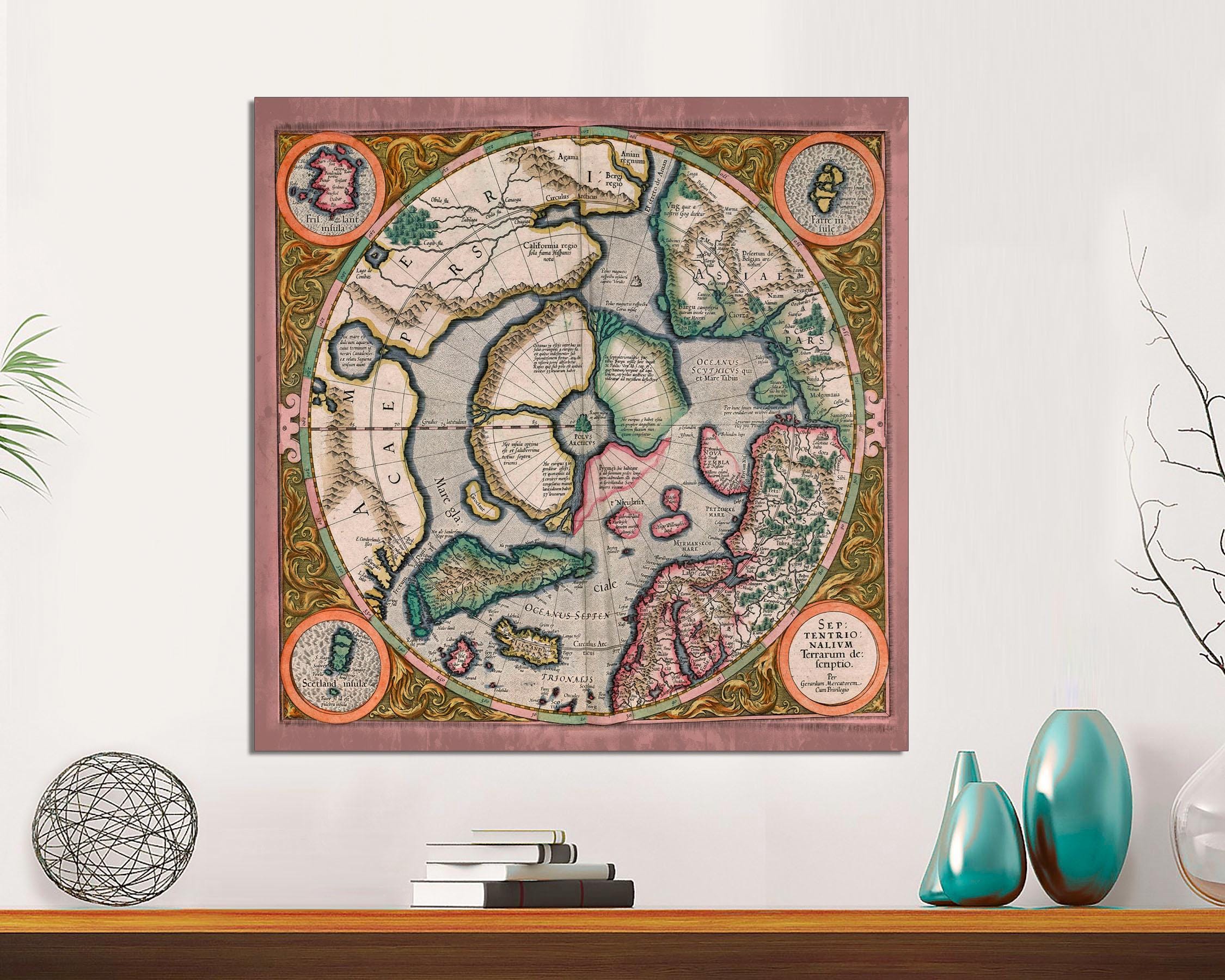 額装品　西洋古地図　17世紀　G.MERCATOR 「Waldeck」美品 il_fullxfull.6277623444_mwp8.jpg