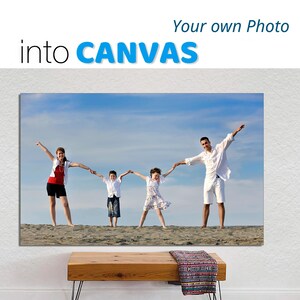 Custom Photo Canvas Print, Gallery Wrapped, Personalized Gift image 6