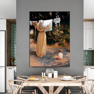 Mary and Jesus Canvas Art: Polish Madonna Religious Painting image 6