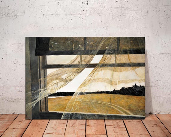 Andrew Wyeth 'Wind From The Sea' Canvas Print - Americana Art
