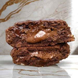 Chocolate Filled Nutella Cookie Recipe, Irresistible, Easy & Gooey Delight (Instant Download)