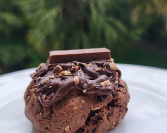 Kit Kat Cookies Recipe. Homemade Cookie recipe. NY Styles Cookies. Stuffed Cookies.