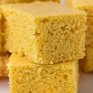 Homemade Vegan Cornbread. Digital Recipe. Dairy-Free Bread Lovers.