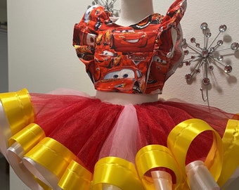 Cars Tutu/ Birthday tutu/ custom tutu
