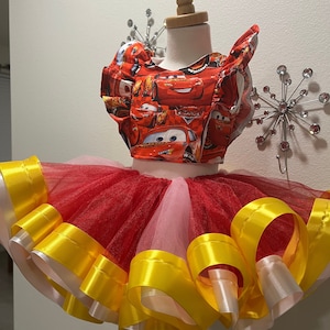 Cars Tutu/ Birthday tutu/ custom tutu