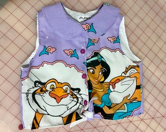 Purple Princess Jasmine crop top