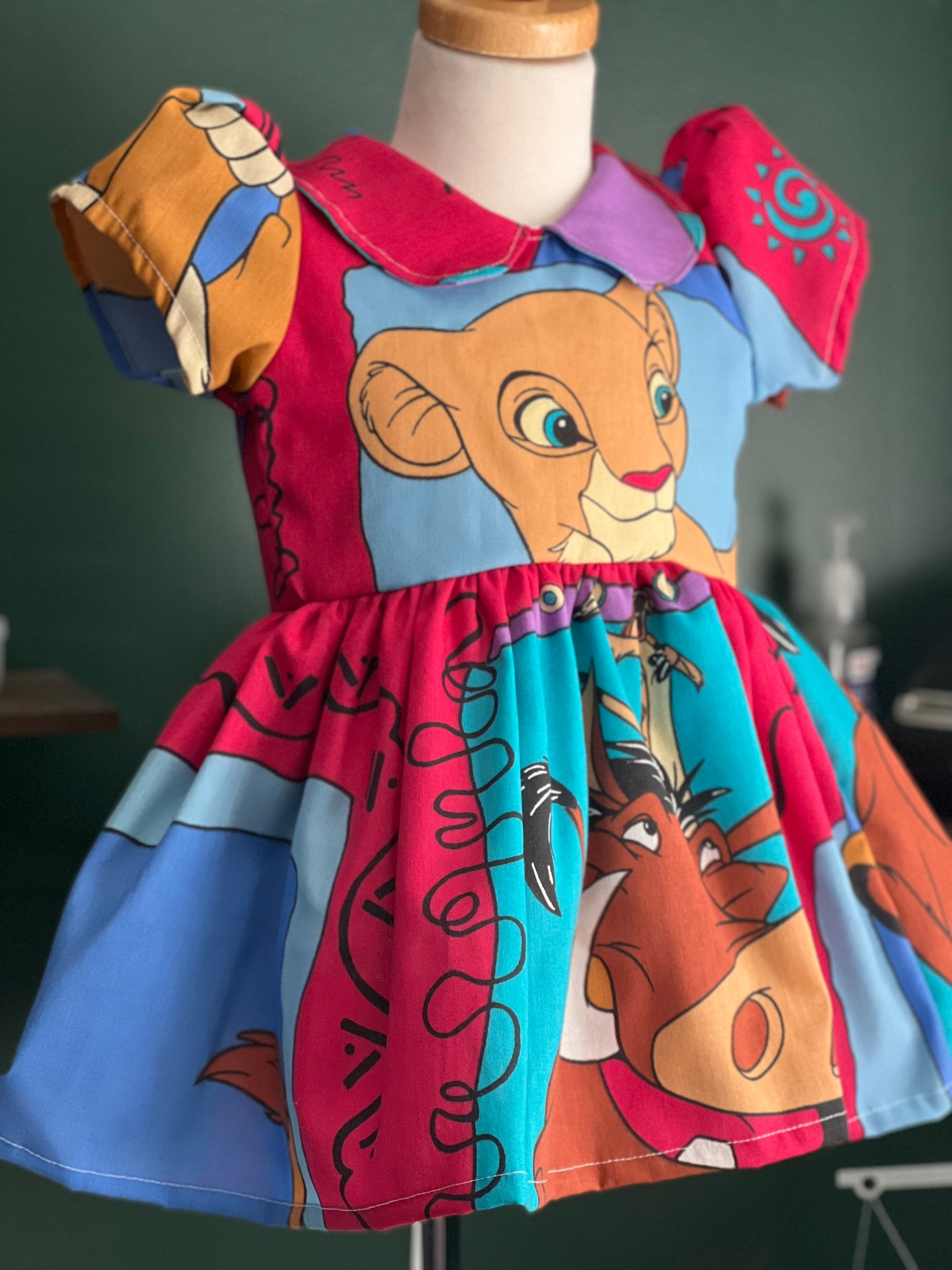 Lion King Dress/ Nala Dress / Lion King Birthday Dress / Lion Etsy