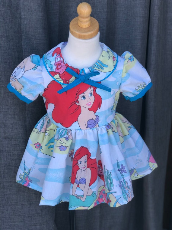 Vintage Inspired Little Mermaid Dress Ariel Dress 90s Nostalgia Etsy UK