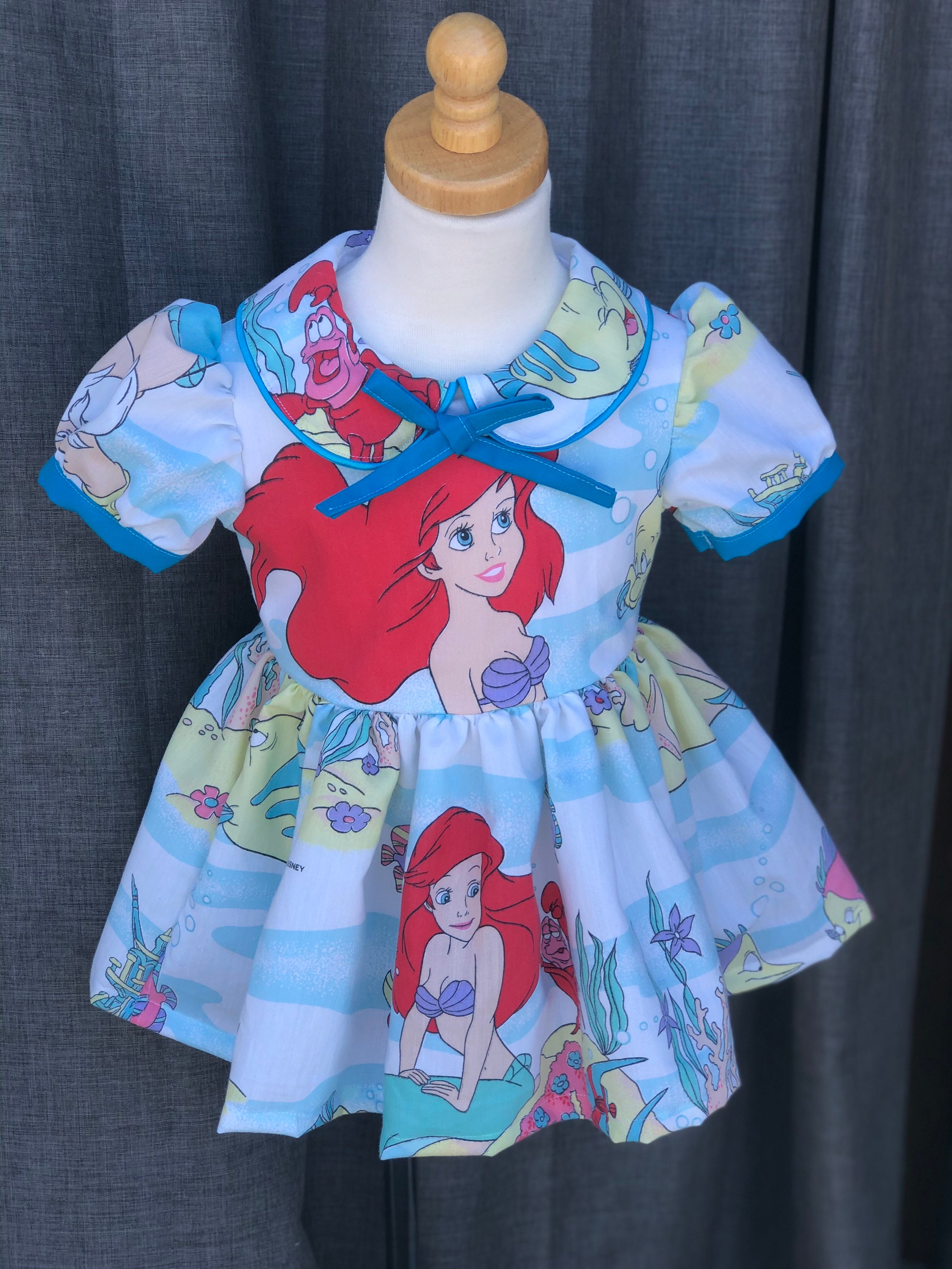 Vintage Inspired Little Mermaid Dress Ariel Dress 90s - Etsy UK