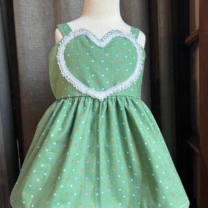 Vestido de tarta dulce / Vestido de San Valentín / Vestido de corazón / Vestido de San Valentín / Vestido de cumpleaños / Vestido de fiesta / Vestido de San Valentín para niñas