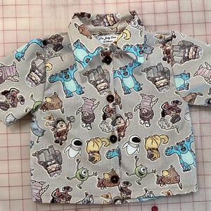 Camisa abotonada de Pixar