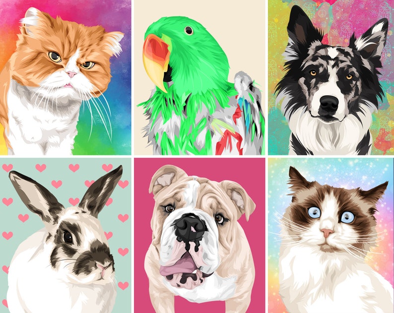 Custom Pet Art Illustration Dog Portrait Gift Custom BLANKET Pet Portrait Custom Blanket Personalized Blanket Pet Portrait Gift