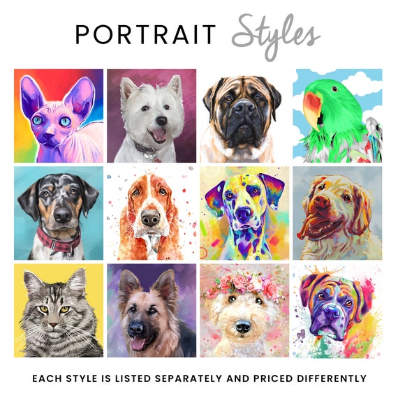 dog portrait blanket
