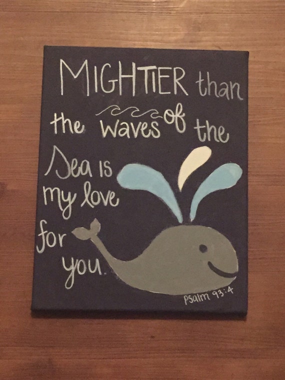 Items similar to psalms 934 nursery canvas on Etsy