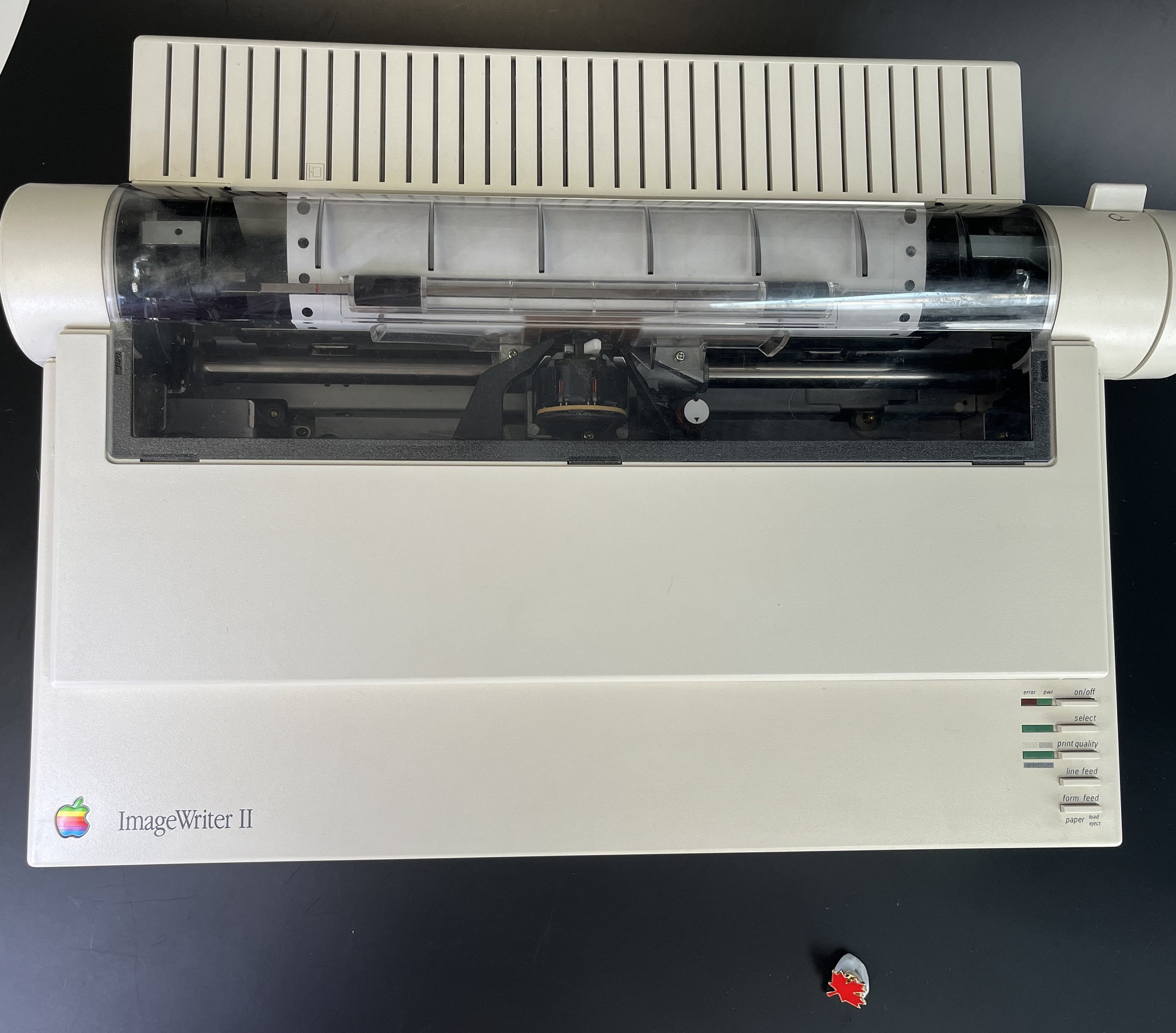 Vintage Apple Printer - Image Writer II Dotmatrix With CORDS