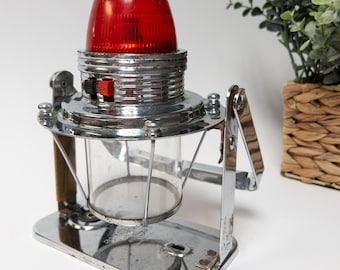 Vintage Lantern – RayOVac Sportsman - Red & Clear Light – USA Made – *has damage