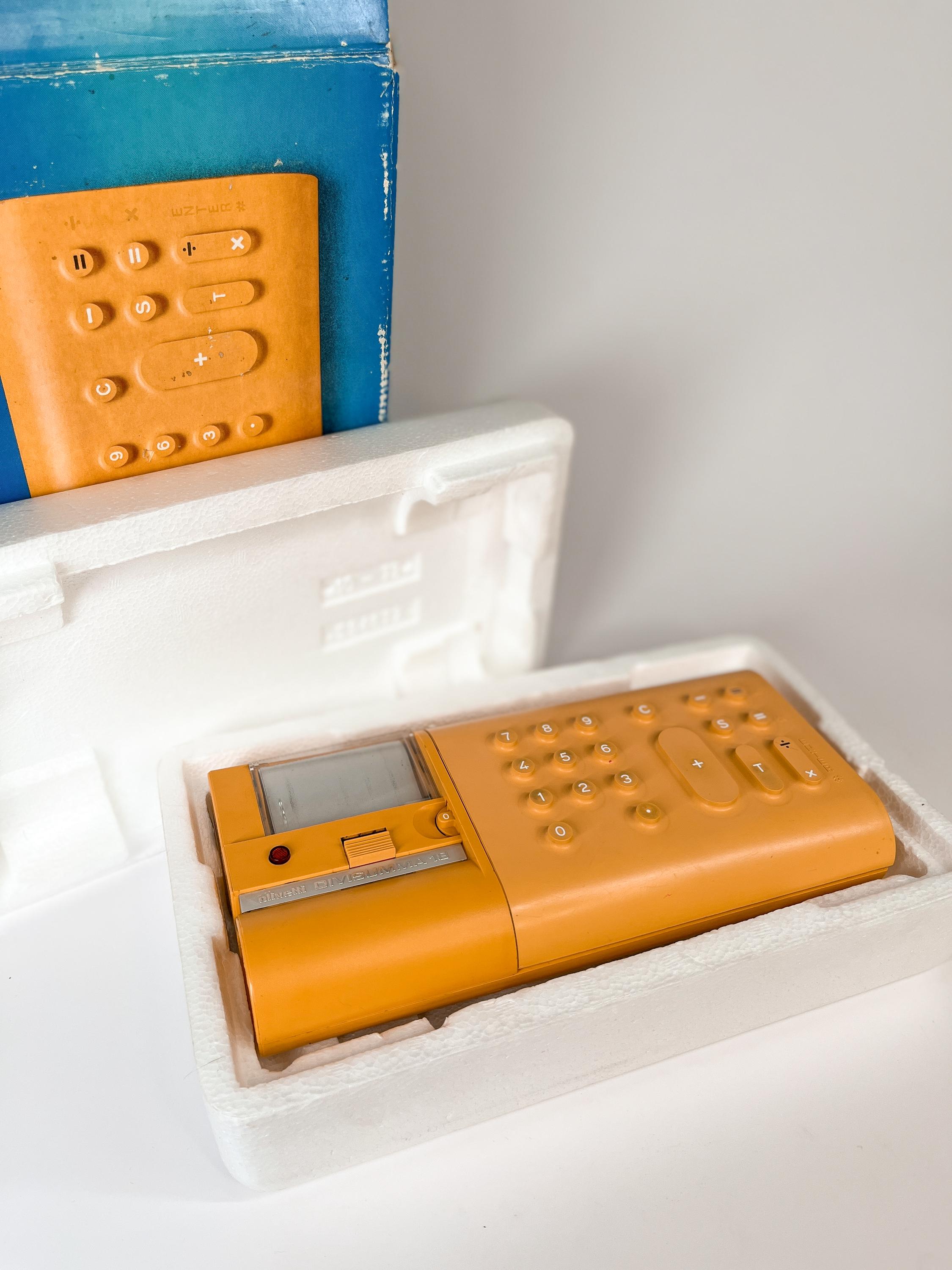 Vintage Olivetti Divisumma 18 Calculator – Mario Bellini Design