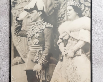 Royal Visit 1939 Photo Poster – King George VI & Queen Elizabeth (20x24)