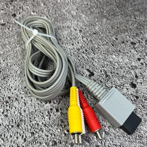 3-in-1 Wii AC Power Adapter & Composite Audio Video Cable - Nintendo Wii, Quick Setup, High-Quality Connection for Gaming, TV UNTESTED**