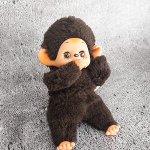 Monchi-chi - Vintage 1980s Monchhichi Doll – Thumb-sucking Plush