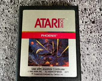 Atari Phoenix Game Cartridge – Vintage 1982, Untested