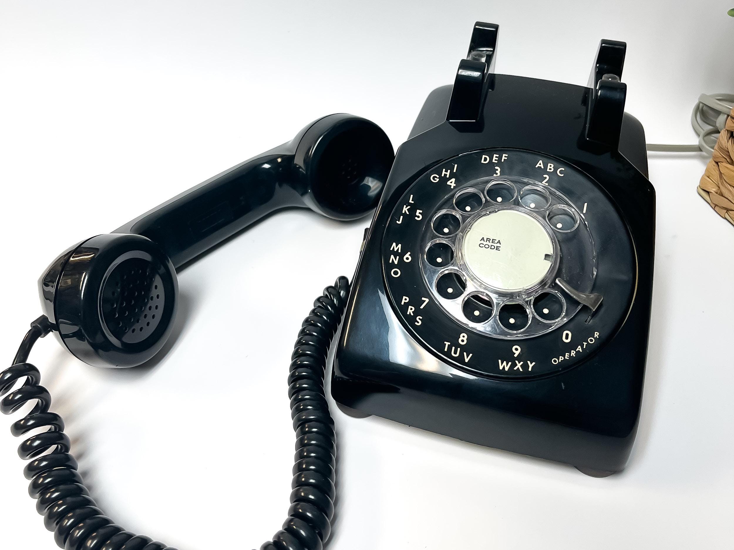 銅とベークライトの回転式電話機 RTT 56A、ベルギー、1950 年代 - Etsy