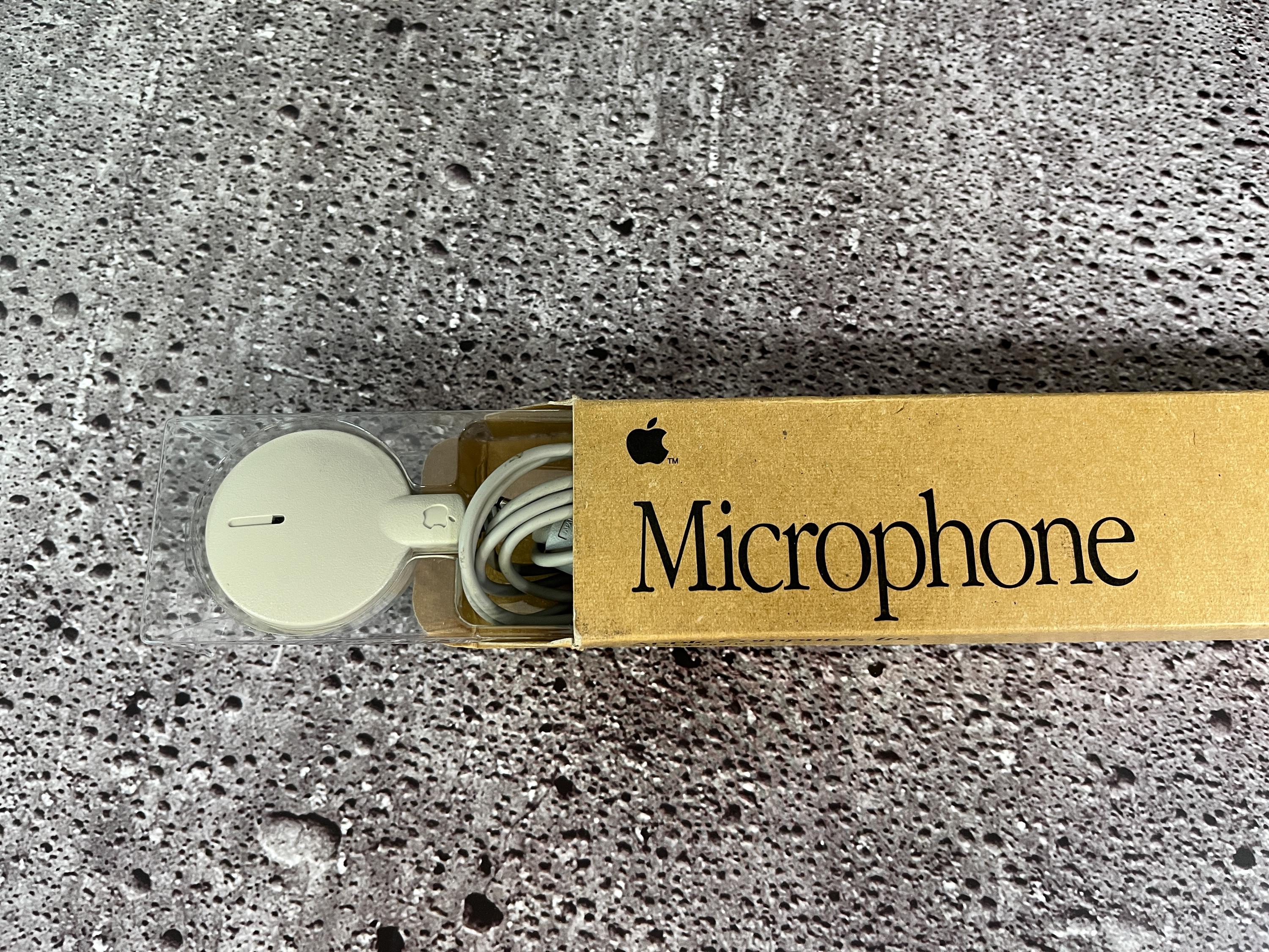 Apple Microphone - Vintage 1991 Apple Computer Inc