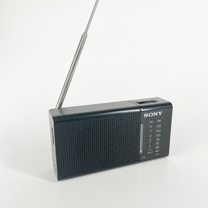 Vintage Radio Am/fm Sony Radio - Battery Operated Pocket or Shelf Radio ...