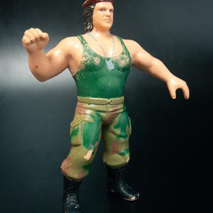 Corporal Kirchner WWF LJN Titan Sports 1988 Rubber Wrestler Action Figure! Vintage Toy Figure