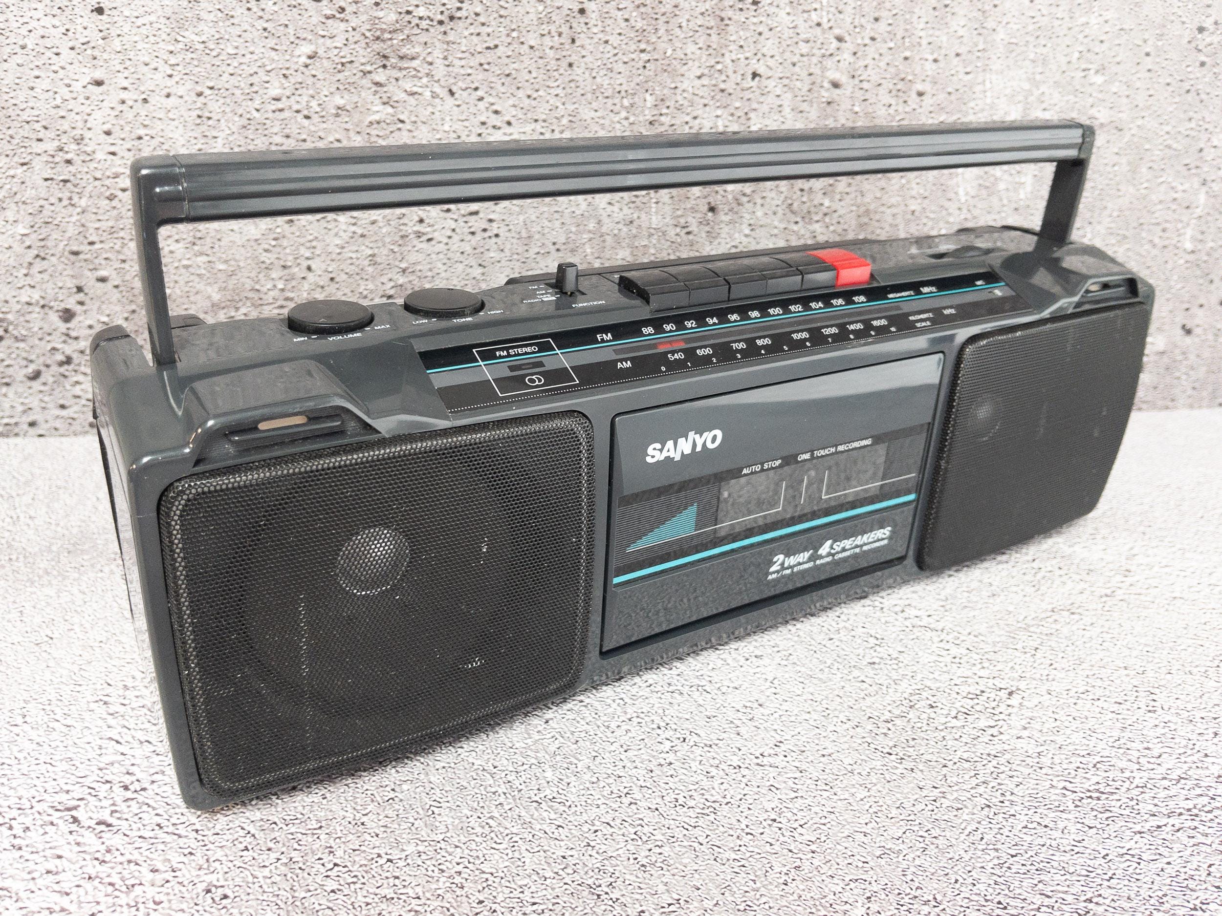 SANYO サンヨー ラジオマイクロカセットレコーダー Sanyo cassette recorder - Etsy 日本