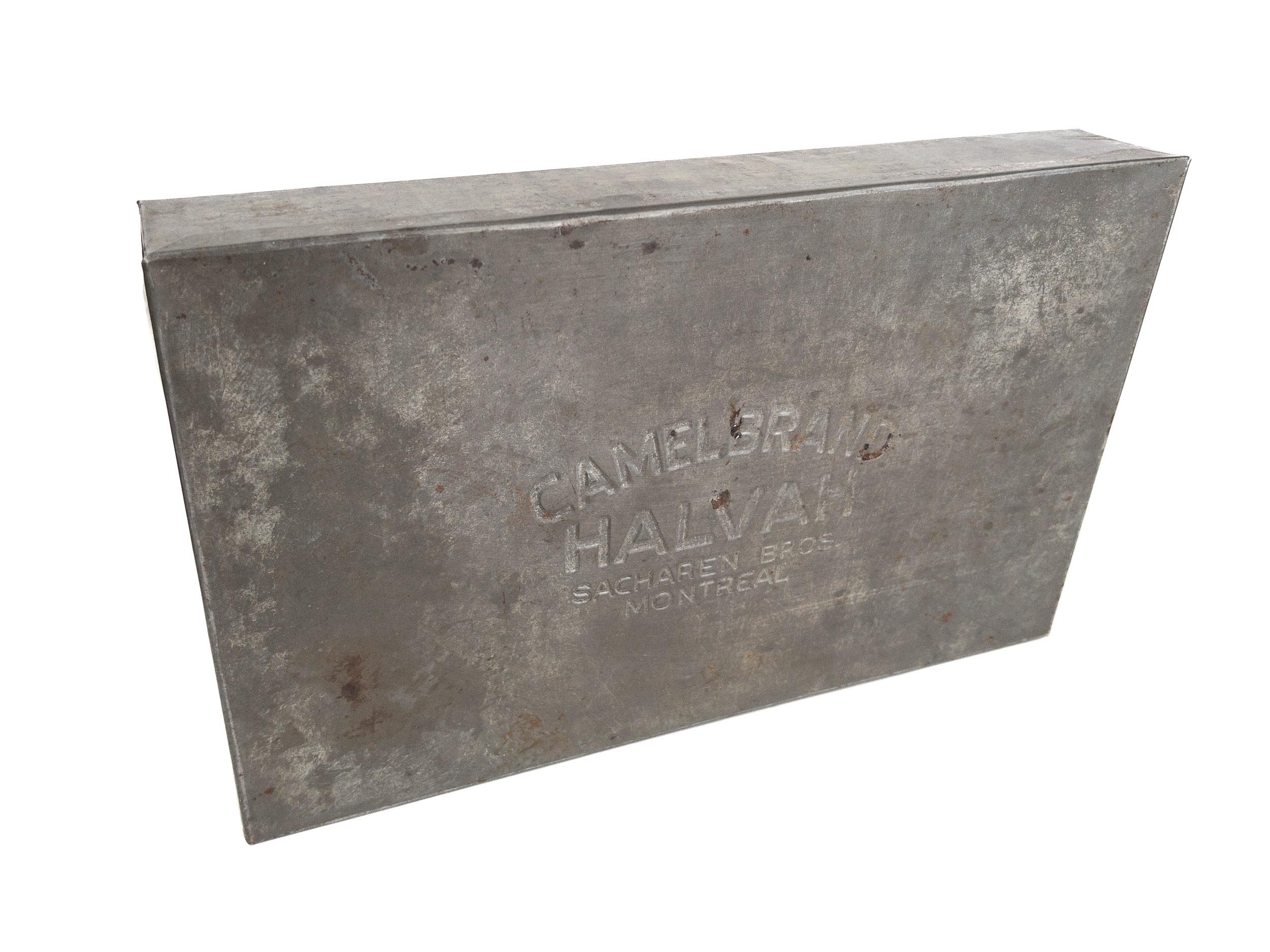 Large Metal Tin - Vintage Camel Brand Halvah Metal Tin – Sacharen