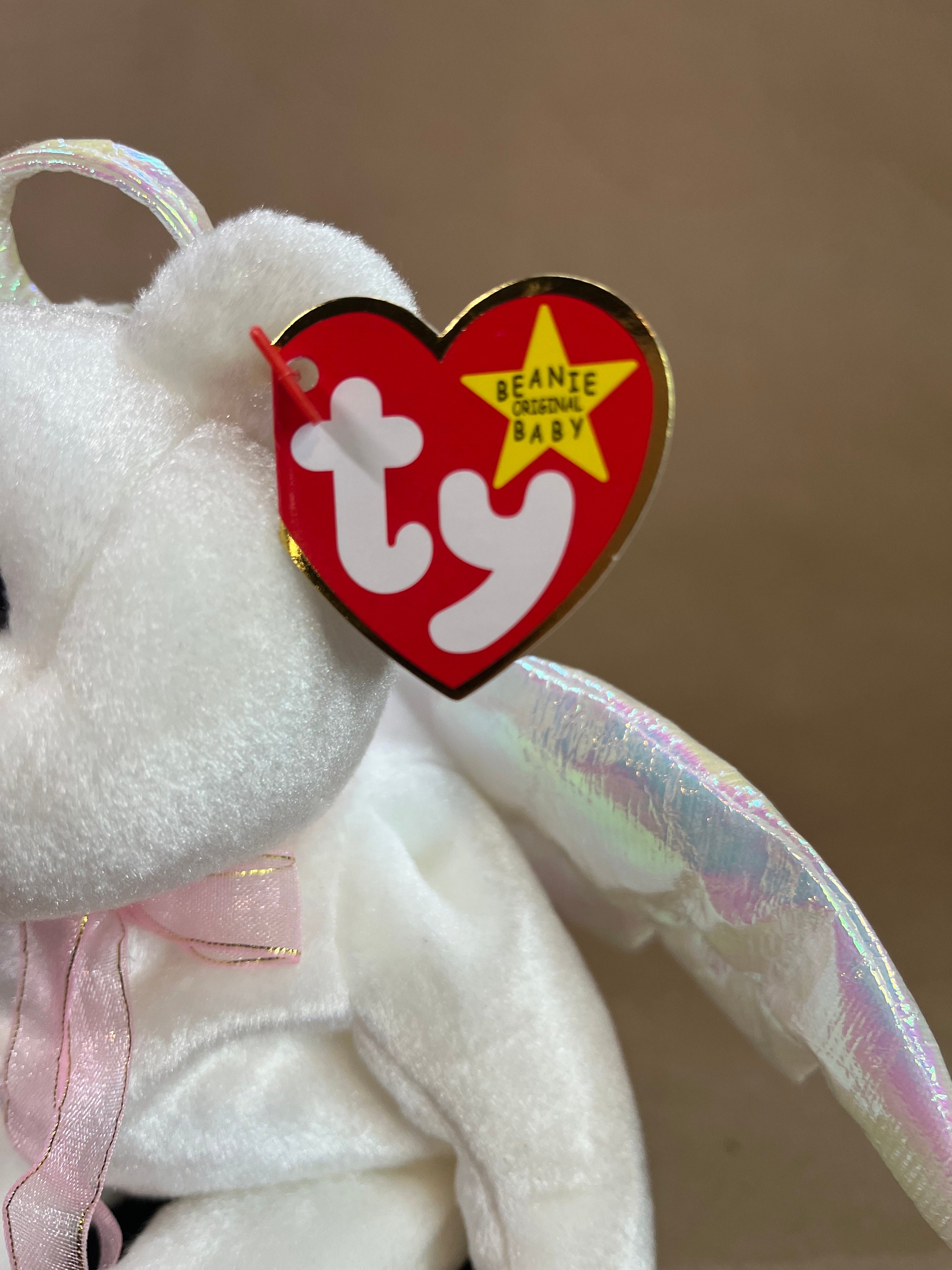 Halo Beanie Baby EYE ERROR W/ RED 425 & Canadian Tush Tag China P.E