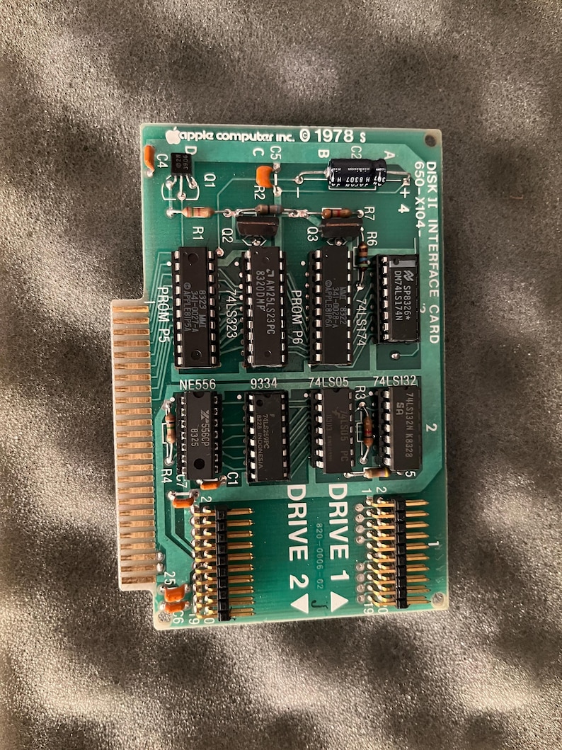 Vintage Apple - Disk II Interface Card - UNTESTED - Etsy