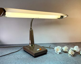MCM Reading Lamp - Desk Accessory, Vintage Decor - Piano/Bankers Lamp